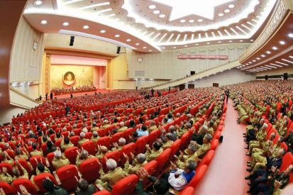 150726 - SK - KIM JONG UN - Das feierliche 4. Landestreffen der Kriegsveteranen in Anwesenheit vom Marschall KIM JONG UN - 05 - 경애하는 김정은동지께서 제4차 전국로병대회에서 하신 축하연설