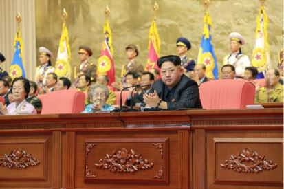 150726 - SK - KIM JONG UN - Das feierliche 4. Landestreffen der Kriegsveteranen in Anwesenheit vom Marschall KIM JONG UN - 11 - 경애하는 김정은동지께서 제4차 전국로병대회에서 하신 축하연설