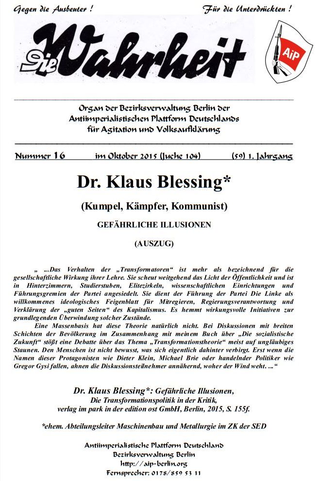 DW - 016 - Klaus Blessing