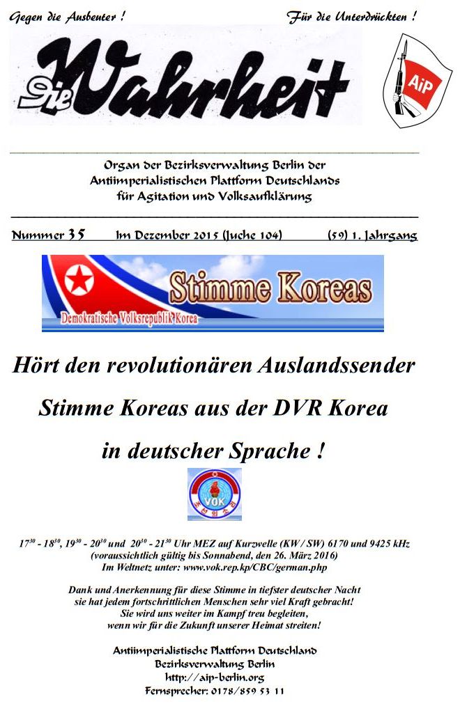 DW - 035 - Stimme Koreas